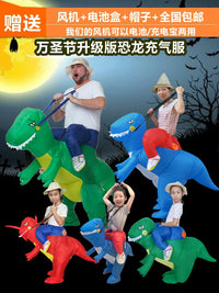 Inflatable Dinosaur Costume for Kids and Adults - T-Rex Fancy Dress for Parties and Christmas