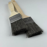 2-inch Long Handle Stainless Steel Wire Brush for Rust Removal, Welding, Polishing, and Cleaning