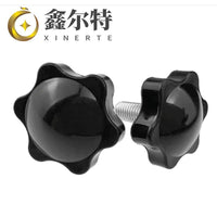 Star Knob Thumb Screw with Plastic Head and Adjustable Bolt for Industrial Applications