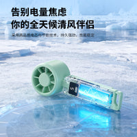 Portable Neck Fan Handheld Foldable Turbine Fan for Outdoor Travel