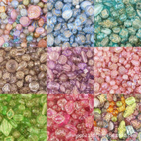 DIY Acrylic Retro Painted Beads for Bracelets and Necklaces