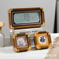 Premium PVC Faux Bronze Picture Frame with Waterproof Mat Board for Desktop Display