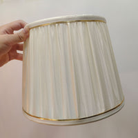 Handmade Pleated Fabric Lampshade for Table and Pendant Lights, E27