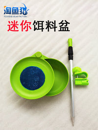 Mini Magnetic Fishing Bait Tray with Double-Layer Design for Fishing Chairs and Boxes