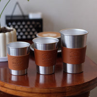 Single Layer 304 Stainless Steel Car Mug for Camping, Coffee, and Beer with Optional Logo