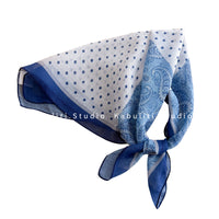 New Spring Autumn Paisley Polka Dot Print Cotton Linen Scarf Breathable Shawl Travel Headscarf