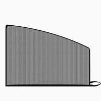 Car Window Sun Shade Mosquito Net for Summer Driving - UV Protection & Ventilation