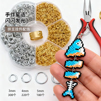 Perler Bead Keychain Hole Punch Tool for DIY Craft Accessories