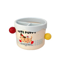 Cute Animal Desktop Organizer with Colorful Balls for Cosmetics and Stationery