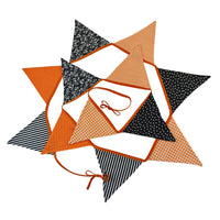 Halloween Thanksgiving Christmas Cotton Polyester Pennant Banner for Parties and Outdoor Camping