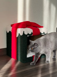 DIY Christmas Pet Bed Kit with Thickened Lambswool for Winter Warmth