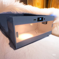 PVC Reptile Incubator with WiFi Control for Lizards, Tortoises, and Small Animals - Thermostatic Breeding Box