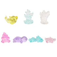 Crystal Gemstone Mini Sea Animal Toys for Kids, Assorted Models