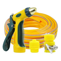 High-Pressure Car Wash Hose Nozzle Kit with Adjustable Spray for Garden and Cleaning