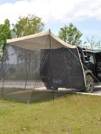 SUV Tailgate Tent with Mosquito Net, Sunshade, and Rain Protection