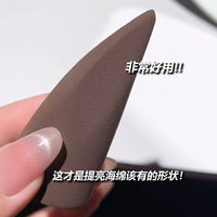 Super Soft Finger-Shaped Makeup Sponge for Detailed Application, Dry/Wet Use, Individually Packaged