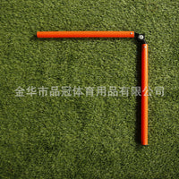 Foldable Soccer Training Poles with Water-Fillable Base for Agility Drills