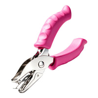 Portable Single Hole Punch for Perler Beads, 1.5mm/3.0mm Round Hole Puncher with Chip Collector