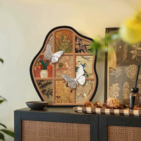 Vintage Butterfly Tabletop Ornament for Living Room Decor, Song Dynasty Aesthetic Tea Table TV Cabinet Display