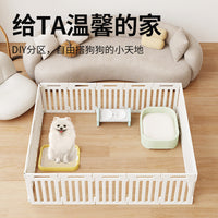 Bansen Pet Playpen Indoor Dog Fence Small Animal Enclosure Puppy Crate Rabbit Cage