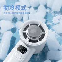 Portable USB Rechargeable Handheld Mini Fan with Semiconductor Cooling
