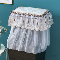 Lace Embroidered Water Dispenser Dust Cover for Tea Bar Machine, Modern Style