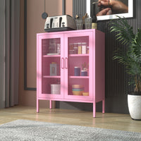 Nordic Iron Art Sideboard Cabinet for Living Room, Kitchen, Balcony - Storage and Display for Dining Ware and Wine