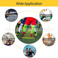 Agility Ladder Training Set with Disc Cones for Soccer, Basketball, and Outdoor Footwork Drills