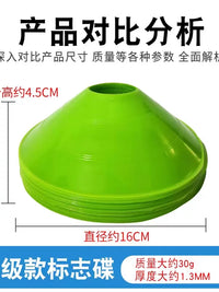 Soccer Training Cones Set with Storage Rack and Mesh Bag