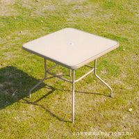Outdoor Patio Dining Set with Umbrella, Garden Bistro Table and Chairs