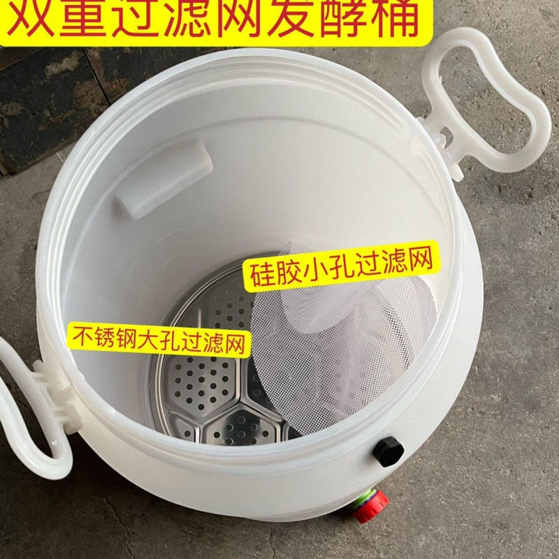 Food Grade Organic Fertilizer Fermentation Bin Household Garden Kitchen Waste Composting Bucket with Filter Screen
