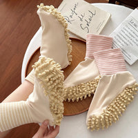 Absorbent Floor Cleaning Mop Socks for Home Use