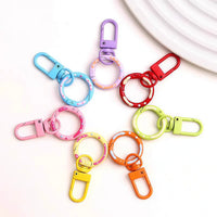 Cute Cartoon Donut Keychain Pendant for Bags and Couples