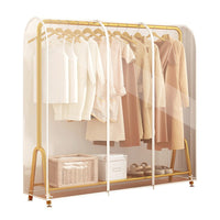 Garment Rack Dust Cover for Clothes Storage, Transparent Full Enclosure