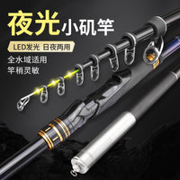 Luminous Soft-Tail Rock Fishing Rod with Large Guide Rings and Ground Insert for Long-Distance Casting