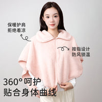 Maternity Nursing Shawl Winter Warm Cape for Postpartum Women
