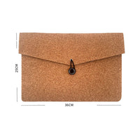 Biodegradable Cork/Coffee Grounds Laptop Sleeve Tablet Protective Bag