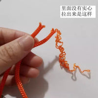 PP Polypropylene Hollow Braided Rope for Drawstrings and Handles