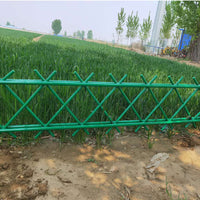 Bamboo-Look Garden Fence Landscape Border for Yard and Vegetable Patch
