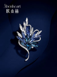 Abenheart Danish Iris Dream Brooch Pin for Men and Women, Luxury Accessory Gift