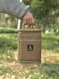 LTHW Portable Camping Spice Bottle Set with Carry Bag for Outdoor Picnic