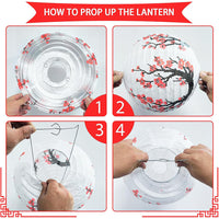 Chinese New Year Red Lanterns Set for Festive Decorations