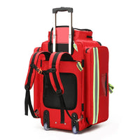 Portable Emergency Medical Trolley Bag for Sampling and Testing, Large Capacity