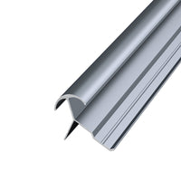 Aluminum Alloy Round Corner Trim for Wall Panels, Wood Veneer, and Fireproof Boards