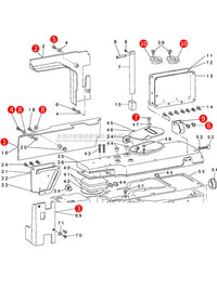 Industrial Sewing Machine Buttonhole Cutter Cover and Parts for 771/781 Models