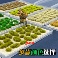 Irregular Static Grass Tufts for Diorama and Architectural Models, DIY Craft Material