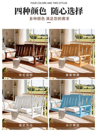 Indoor/Outdoor Portable Wooden Swing Chair for Kids and Adults, Door Frame Mountable
