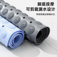 TPE Non-Slip Shower Mat with Massage Dots for Bathroom and Hotel Use
