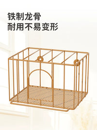 Woven Rattan Birdhouse with Ladder and Cushion - All-Season Parrot Nest