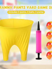Granny Pants Outdoor Yard Game Set with Ball Launcher